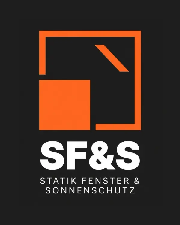 Das Logo von SF&S Statik Fenster & Sonnenschutz.